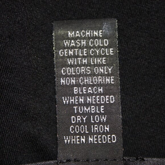 INC Top $80 Sz 2X Deep Black Faux Leather Rayon Spandex Top - Picture 9 of 12